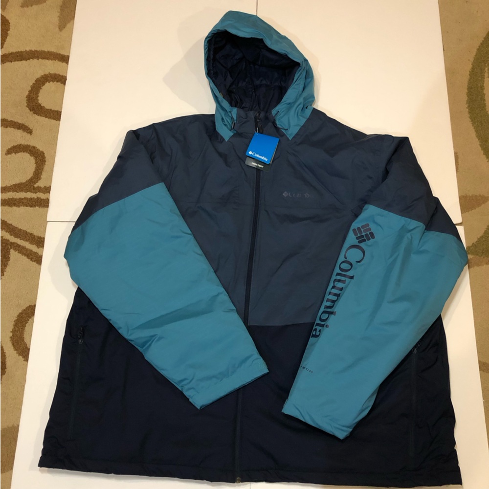 NWT Columbia Men's 5XT Blue Point Park Insulated Jacket 1956815479 WT8864-479